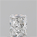 Diamante Natural 0.50 quilates, Radiante , Color F, claridad SI1 y certificado GIA