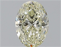 Natural Diamond 0.81 Carats, Oval with  Cut, M Color, VS1 Clarity and Certified by GIA