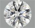 Lab Grown Diamond 1.36 Carats, Round with Excellent Cut, E Color, VS1 Clarity and Certified by IGI