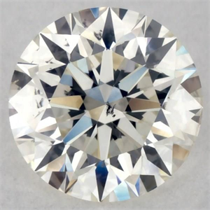 Picture of Natural Diamond 0.80 Carats, Round with Excellent Cut, L Color, SI1 Clarity and Certified by GIA