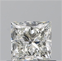 Diamante Natural 0.70 quilates, Princesa , Color K, claridad VVS1 y certificado GIA