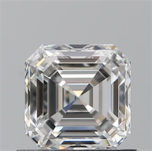 Picture of Natural Diamond 0.90 Carats, Asscher with  Cut, G Color, VVS2 Clarity and Certified by GIA