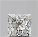 Diamante Natural 1.70 quilates, Princesa , Color G, claridad SI1 y certificado GIA