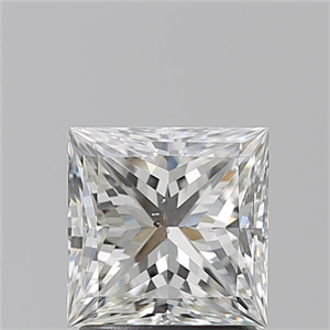 Foto Diamante Natural 1.70 quilates, Princesa , Color G, claridad SI1 y certificado GIA de