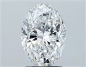 Diamante Natural 2.00 quilates, Ovalado , Color E, claridad SI2 y certificado GIA
