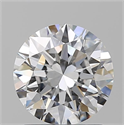 Natural Diamond 1.50 Carats, Round with Excellent Cut, D Color, VVS2 Clarity and Certified by GIA