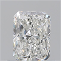 Natural Diamond 0.70 Carats, Radiant with  Cut, G Color, VVS2 Clarity and Certified by GIA