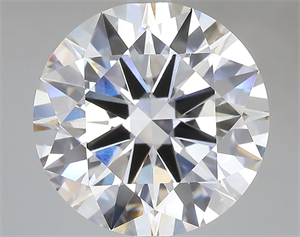 Picture of Lab Grown Diamond 7.03 Carats, Round with Ideal Cut, F Color, VVS2 Clarity and Certified by IGI