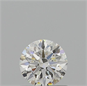 Natural Diamond 0.70 Carats, Round with Excellent Cut, H Color, VVS1 Clarity and Certified by GIA