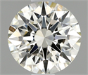Natural Diamond 1.00 Carats, Round with Excellent Cut, I Color, VVS2 Clarity and Certified by IGI