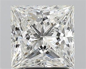 Foto Diamante Natural 2.01 quilates, Princesa , Color G, claridad VS2 y certificado GIA de