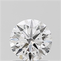 Lab Grown Diamond 0.82 Carats, Round with Ideal Cut, D Color, IF Clarity and Certified by IGI