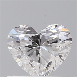 Picture of Natural Diamond 0.43 Carats, Heart with  Cut, D Color, SI1 Clarity and Certified by GIA