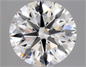 Natural Diamond 0.83 Carats, Round with Excellent Cut, F Color, VS1 Clarity and Certified by GIA