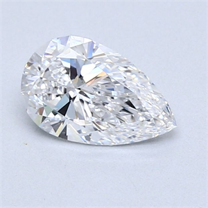 Picture of Natural Diamond 0.79 Carats, Pear with  Cut, D Color, VS1 Clarity and Certified by GIA