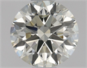 Natural Diamond 0.70 Carats, Round with Excellent Cut, L Color, SI1 Clarity and Certified by GIA