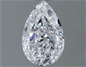 Natural Diamond 0.73 Carats, Pear with  Cut, E Color, VS1 Clarity and Certified by GIA