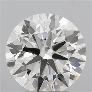 Picture of Lab Grown Diamond 2.43 Carats, Round with Ideal Cut, F Color, VS1 Clarity and Certified by IGI