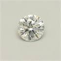 Diamante Natural 0.41 quilates, Redondo , Color H, claridad SI2 y certificado GIA