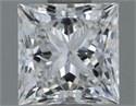 Natural Diamond 0.50 Carats, Princess with  Cut, G Color, VVS2 Clarity and Certified by GIA