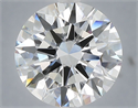 Lab Grown Diamond 5.02 Carats, Round with Excellent Cut, F Color, VVS1 Clarity and Certified by IGI