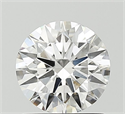 Del inventario de diamantes de laboratorio, 1.09 quilates, Redondo , Color E, claridad VVS2 y certificado IGI