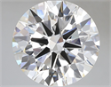 Lab Grown Diamond 7.06 Carats, Round with Ideal Cut, F Color, VS1 Clarity and Certified by IGI