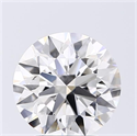 Lab Grown Diamond 2.71 Carats, Round with Excellent Cut, E Color, VVS2 Clarity and Certified by GIA