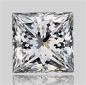 Natural Diamond 1.20 Carats, Princess with  Cut, G Color, SI1 Clarity and Certified by GIA