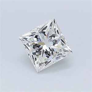 Foto Diamante Natural 1.00 quilates, Princesa , Color I, claridad VS2 y certificado GIA de