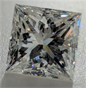 Natural Diamond 1.05 Carats, Princess with  Cut, G Color, SI2 Clarity and Certified by GIA