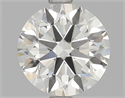 Natural Diamond 1.72 Carats, Round with Excellent Cut, G Color, VVS1 Clarity and Certified by HRD