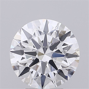 Picture of Lab Grown Diamond 3.28 Carats, Round with Excellent Cut, D Color, VVS2 Clarity and Certified by GIA