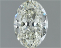 Natural Diamond 0.71 Carats, Oval with  Cut, I Color, VVS1 Clarity and Certified by IGI
