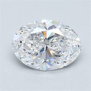 Picture of Natural Diamond 1.01 Carats, Oval with  Cut, D Color, VS1 Clarity and Certified by GIA