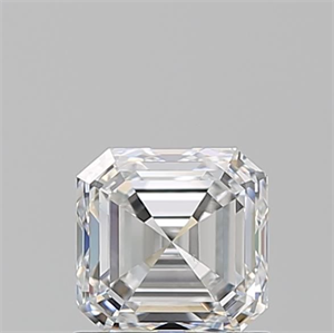 Foto Diamante Natural 1.01 quilates, Asscher , Color E, claridad SI1 y certificado GIA de
