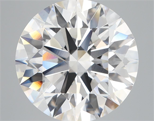 Picture of Lab Grown Diamond 7.64 Carats, Round with Ideal Cut, G Color, VS1 Clarity and Certified by IGI