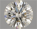 Natural Diamond 0.75 Carats, Round with Excellent Cut, K Color, VS1 Clarity and Certified by GIA