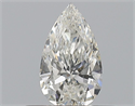 Diamante Natural 0.35 quilates, De pera , Color H, claridad SI1 y certificado GIA