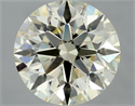 Diamante Natural 2.01 quilates, Redondo , Color L, claridad VVS2 y certificado HRD