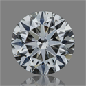 Natural Diamond 0.40 Carats, Round with Very Good Cut, G Color, SI1 Clarity and Certified by GIA