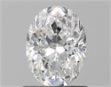 Natural Diamond 1.00 Carats, Oval with  Cut, E Color, VS2 Clarity and Certified by GIA