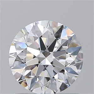 Picture of Natural Diamond 1.12 Carats, Round with Excellent Cut, D Color, VVS2 Clarity and Certified by GIA