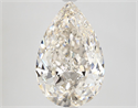 Natural Diamond 3.71 Carats, Pear with  Cut, J Color, VVS1 Clarity and Certified by GIA