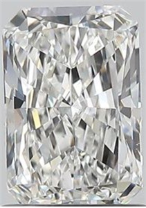 Picture of Natural Diamond 1.01 Carats, Radiant with  Cut, G Color, VS2 Clarity and Certified by GIA