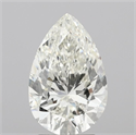 Natural Diamond 3.09 Carats, Pear with  Cut, I Color, VVS2 Clarity and Certified by IGI