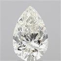 Natural Diamond 3.09 Carats, Pear with  Cut, I Color, VVS2 Clarity and Certified by IGI
