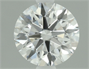 Lab Grown Diamond 1.24 Carats, Round with Ideal Cut, E Color, VS1 Clarity and Certified by IGI