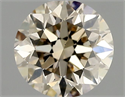 Natural Diamond 0.71 Carats, Round with Very Good Cut, M Color, VS1 Clarity and Certified by IGI