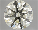 Natural Diamond 1.00 Carats, Round with Very Good Cut, L Color, SI1 Clarity and Certified by IGI